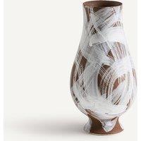 Skall Vase in Matte Ceramic H23.5cm