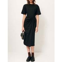 Brera Mid-Length Dress with Short Sleeves