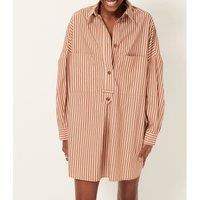 Fontella Striped Shirt Dress in Loose Fit