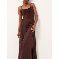 Sweet Mambo Maxi Dress with Shoestring Straps