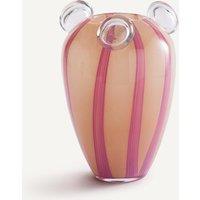 Celis Blown Glass Vase with 3 Bubbles H30cm