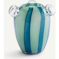 Celis Blown Glass Vase with 3 Bubbles H20.5cm