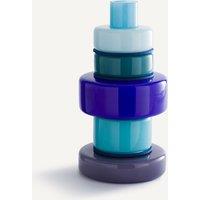 Maveo Blown Glass Vase with 5 Rings H32cm