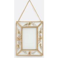 Uyova Hanging Photo Frame with Flowers, H23cm