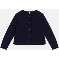Plain Cotton Quilted Cardigan
