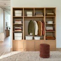 Senssia Modular Wardrobe with Oak Veneer L100cm