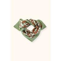 Manika Small Scarf with Popcorn Print