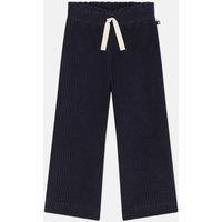 Wide Leg Velour Trousers