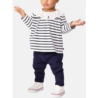 Striped Long Sleeve Blouse