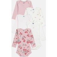 Pack of 5 Bodysuits with Long Sleeves