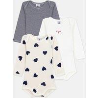 Pack of 3 Bodysuits with Long Sleeves