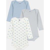 Pack of 3 Bodysuits with Long Sleeves