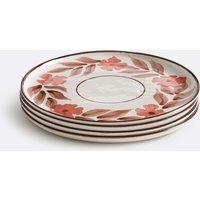 Set of 4 Montesol Dinner Plates in Stoneware