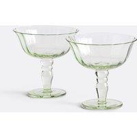 Set of 2 Sabria Coloured Champagne Glasses