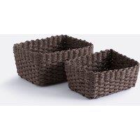 Set of 2 Alano Paper Rope Baskets