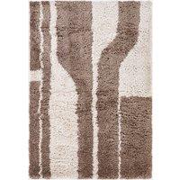 Belsa Abstrct Print Long Pile Rug