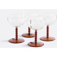 Set of 4 Toni Stemmed Glasses in Borosilicate Glass
