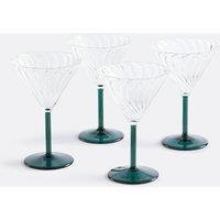 Set of 4 Marty Stemmed Glasses in Borosilicate Glass