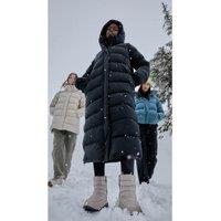 Amaze Puff Mid-Length Hooded Padded Jacket
