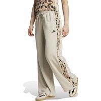 Wide Leg Trousers with Leopard 3-Stripes