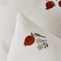 Grenada Duvet Cover Set in 50% Recycled Cotton with Square Pillowcase