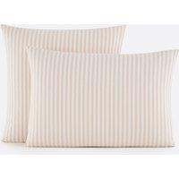 Soizic Beige Pillowcase in Cotton