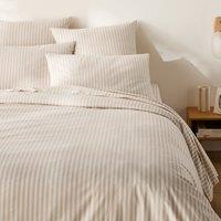 Soizic Beige Duvet Cover in Cotton