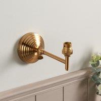 Oona Fold Wall Light in Brushed Aged Brass