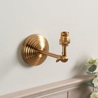 Oona Wing Wall Light in Brushed Aged Brass