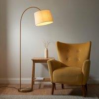 Connor Floor Light in Warm Brass