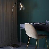 Harris Floor Lamp in Bright Nickel