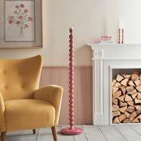 Hazel Floor Lamp in Gloss Pink Clay Paint