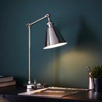 Lily Table Lamp in Bright Nickel