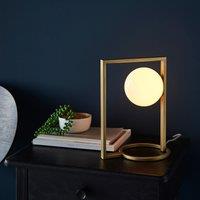 Theo 1 Table Lamp in Brushed Gold