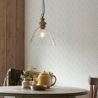 Clover 1 Pendant Light in Natural Ash