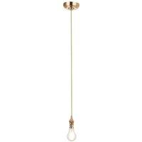 Easton 1 Pendant in Brushed Aged Brass