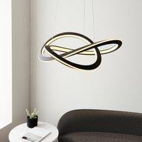 Eliza 1 Pendant Light in Textured Black