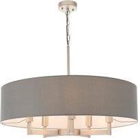 Grace 5 Pendant Light in Matt Nickel
