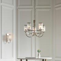 Haven 5 Pendant Light in Bright Nickel