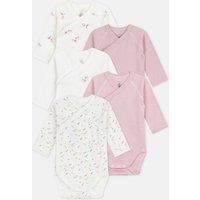 Pack of 5 Bodysuits with Long Sleeves