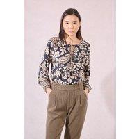 Floral Print Oversized Blouse