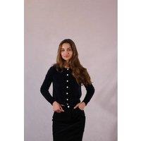 Fitted Button Detail Cardigan