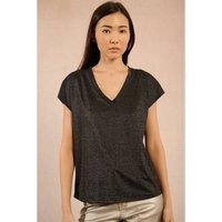 Short-Sleeved Knitted Jumper