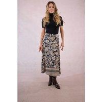 Maxi Skirt with Bohemian Print