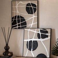 Set of 2 60x60cm Capture Framed Canvas
