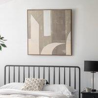 80x80cm Concreta Abstract Framed Canvas