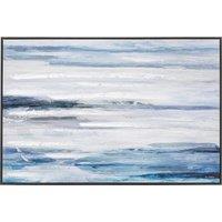 120x80cm Tidal Scape Framed Canvas