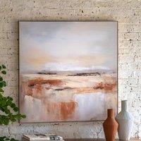 100x100cm Warm Haze Framed Canvas