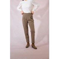 Velour Carrot Trousers