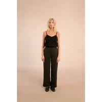 Checked Straight Trousers